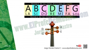Curso fácil de violín – Lección 1. Afinación del violín con plataforma web