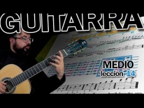 [VIDEO TUTORIAL] Guitarra fácil clases online II – EJERCICIO EN LA - NOVENA POSICIÓN. Matteo. Carcassi - Lección 14..