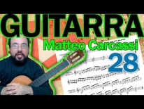 Andantino Op 59 de Matteo Carcassi, lectura, análisis y ejecución en la guitarra.