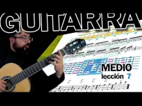 Guitarra fácil clases online - NIVEL MEDIO – Preludio Fa en QUINTA POSICIÓN. Matteo Carcassi - Lección 7.
